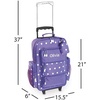 image:imageLillian Vernon Personalized Kids Suitcases for GirlsPurple Dots