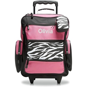 image:imageLillian Vernon Personalized Kids Suitcases for GirlsPink Zebra