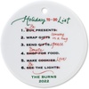 image:imageHoliday toDo List Personalized Round Ornament by Lillian Vernon