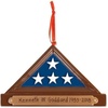 image:imageLillian Vernon Personalized US Flag Display Case Ornament  HandLettered Resin 45 x 2 Memorial Keepsake