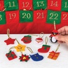 image:imageLillian Vernon Christmas Tree Personalized Countdown Advent Calendar Dated Pockets 24 Felt Ornaments