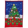 image:imageLillian Vernon Christmas Tree Personalized Countdown Advent Calendar Dated Pockets 24 Felt Ornaments