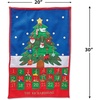 image:imageLillian Vernon Christmas Tree Personalized Countdown Advent Calendar Dated Pockets 24 Felt Ornaments