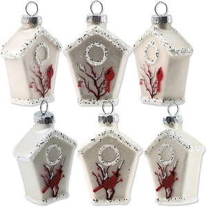 image:imageLillian Vernon Hanging Glass OrnamentsBirdhouse